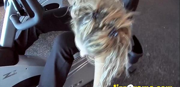  JizzOrama - That Hot Blonde is Just Asking For it !